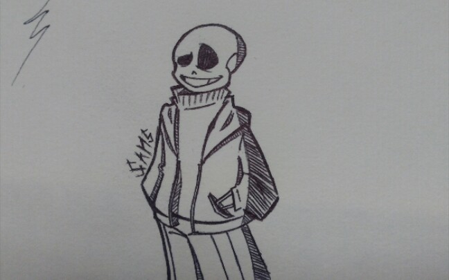 [手繪]undertale一sans