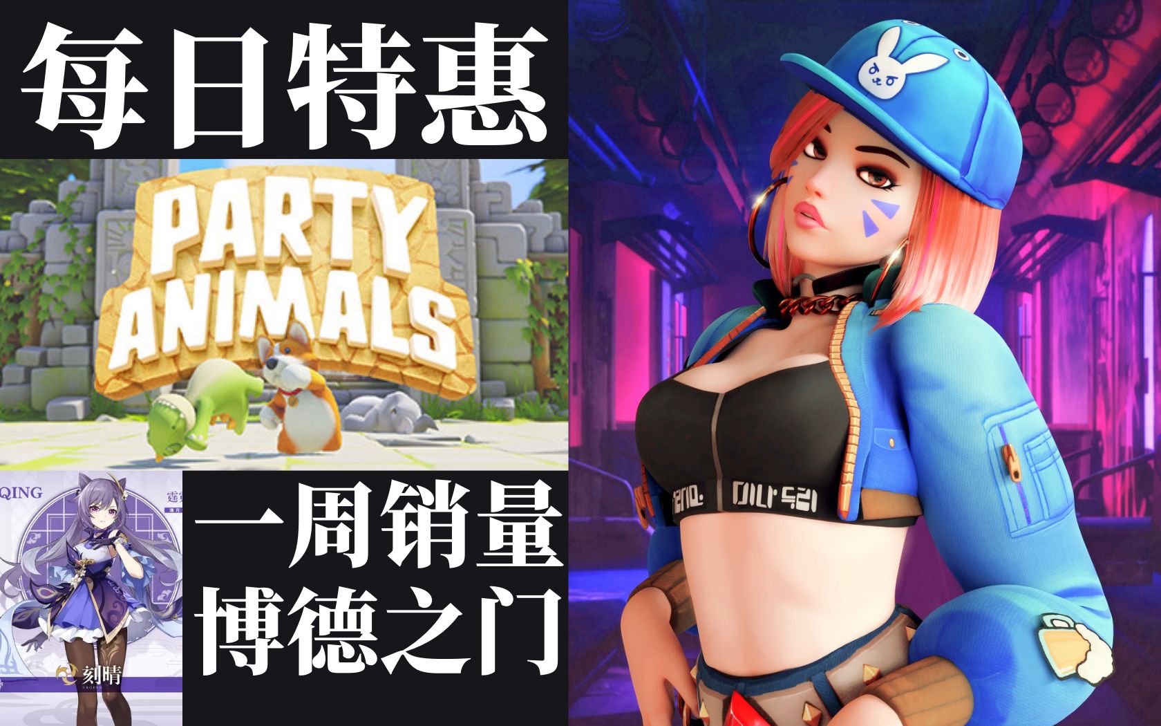 【steam每日资讯】《原神》收入破1亿美元大关|一周销量排行《博德之门3》登顶《赛博朋克2077》位列第六|《动物派对》超11万人在线|《守望先锋》万圣...