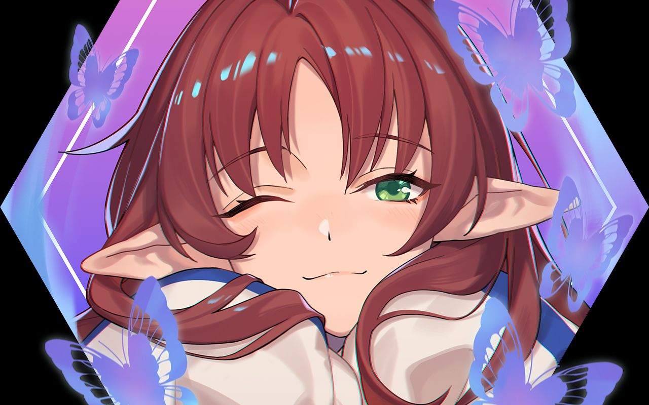 【明日方舟】桃金娘头像绘制