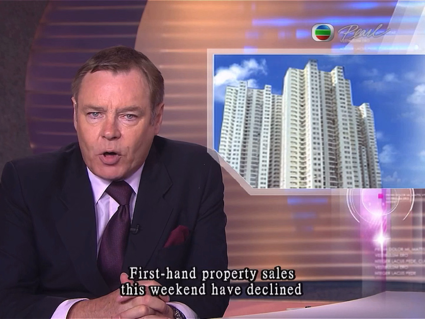 2012-10-28 sun. 數碼明珠台高清化後首晚《7點半新聞報道》第一節