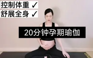 Download Video: 20分钟孕期瑜伽跟练 控制体重 舒展全身