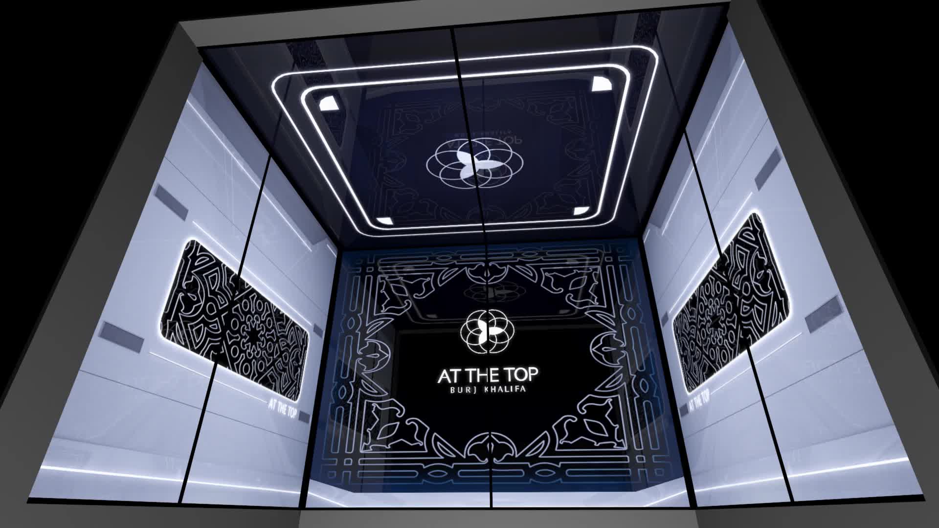 电梯沉浸式空间电梯投影大屏电梯互动创意设计电梯创意体验电梯沉浸式