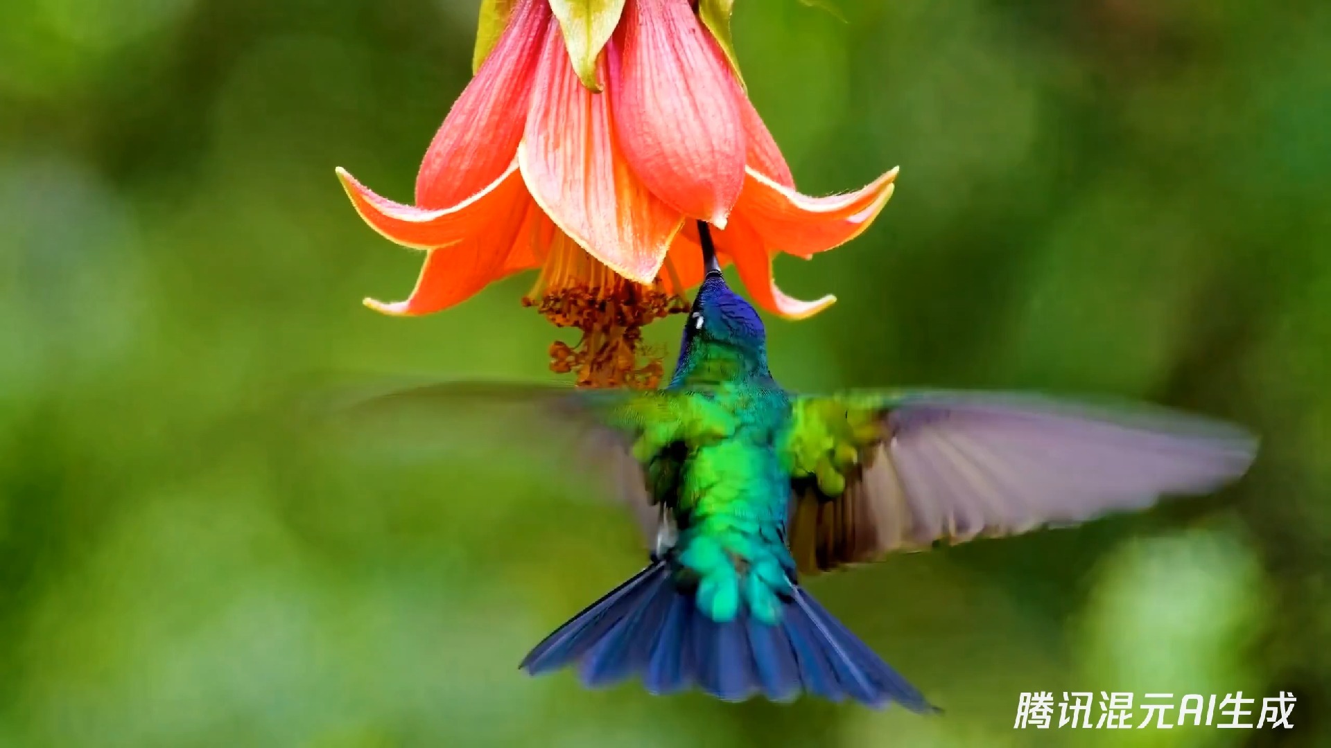 海仙时遣探芳丛.倒挂绿毛么凤