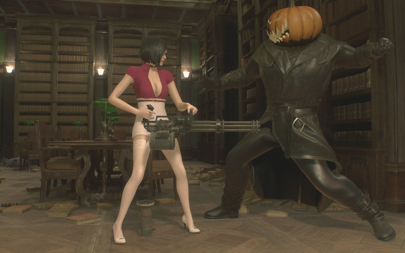 生化危机2重制版南瓜头暴君mod