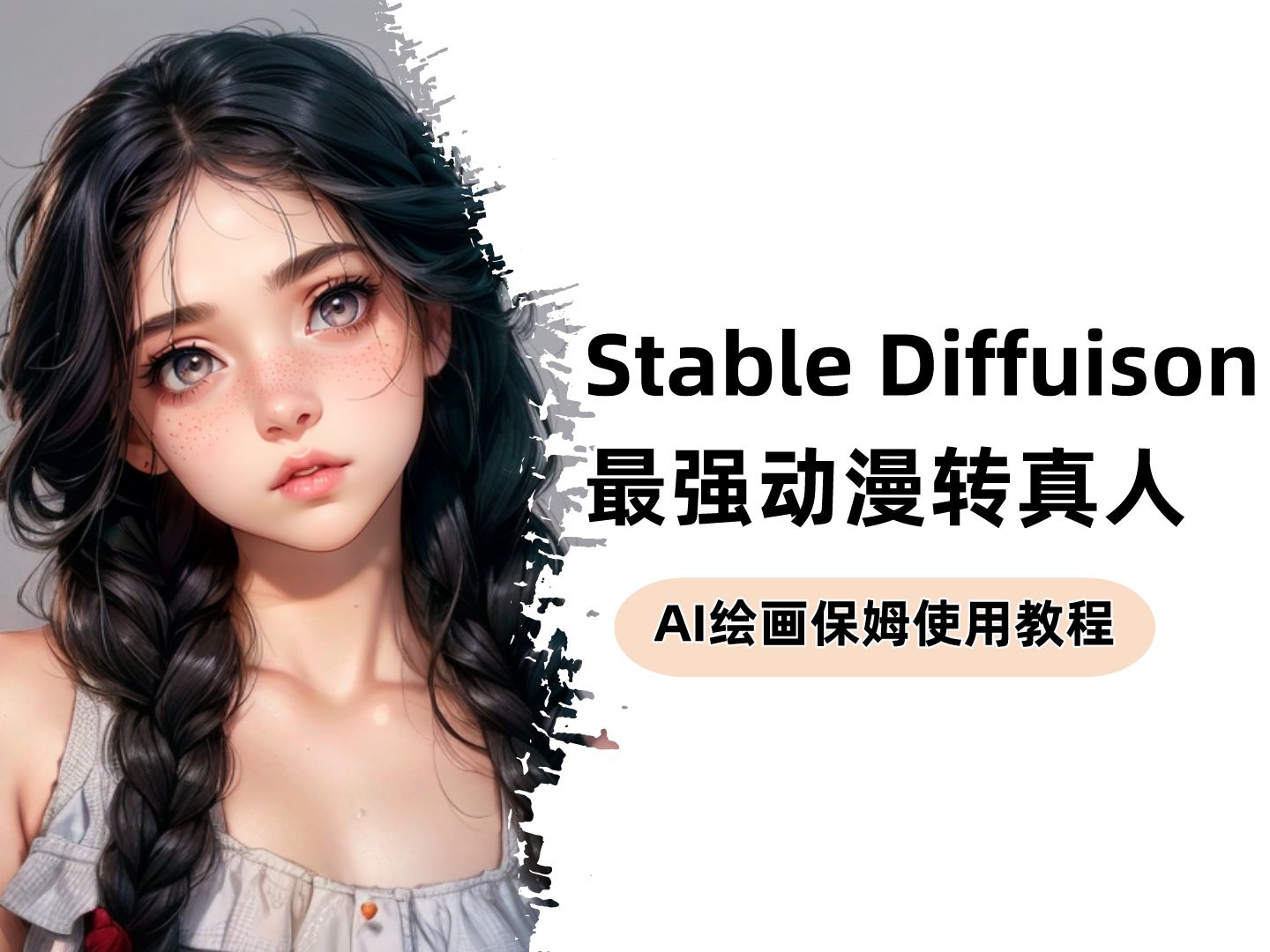 动漫转真人怎么做?全网最强Stable Diffusion图生图(动漫转真人)保姆级教程,逼真的人物风格,简直不要太简单,新手看完轻松出图!哔哩哔哩bilibili