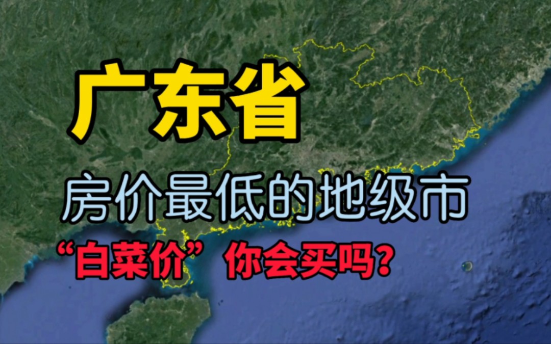 你知道广东哪里房价最便宜?今年相较去年房价有“大跳水”吗?哔哩哔哩bilibili