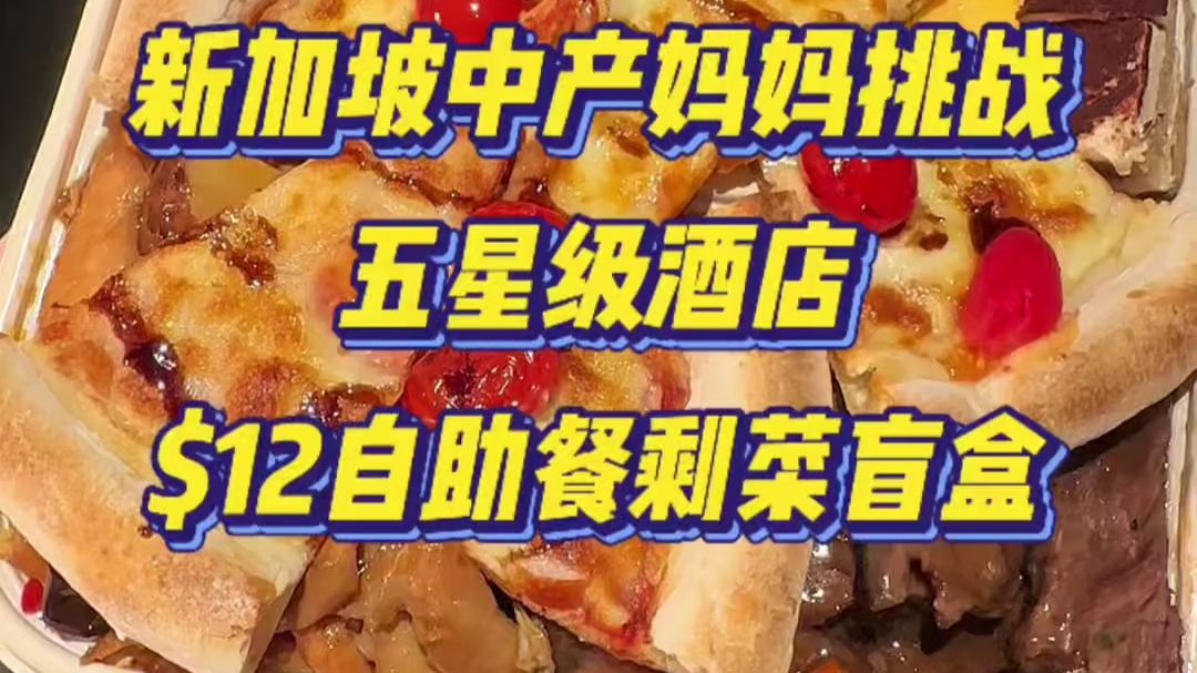 后厨小哥一直让我多拿点，我差点没忍住…新加坡妈妈五星级酒店