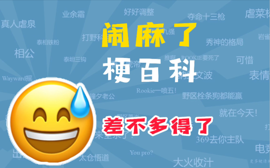 闹麻了是什么梗?【MSI梗百科】哔哩哔哩bilibili