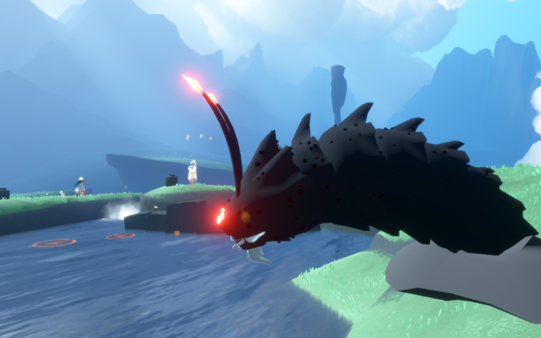 【光遇(测试服)】海洋日98(240313)5代币~又改了91被虫子捉住似乎