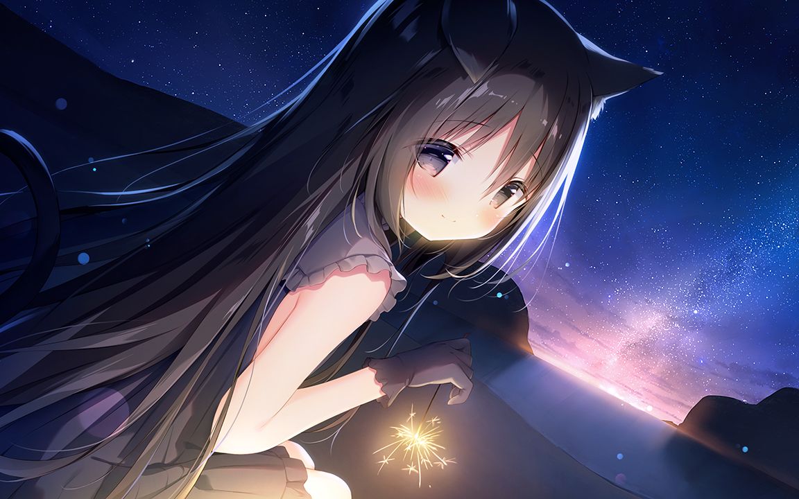 [Wallpaper Engine]星空列车与白的旅行 CG动态壁纸哔哩哔哩bilibili