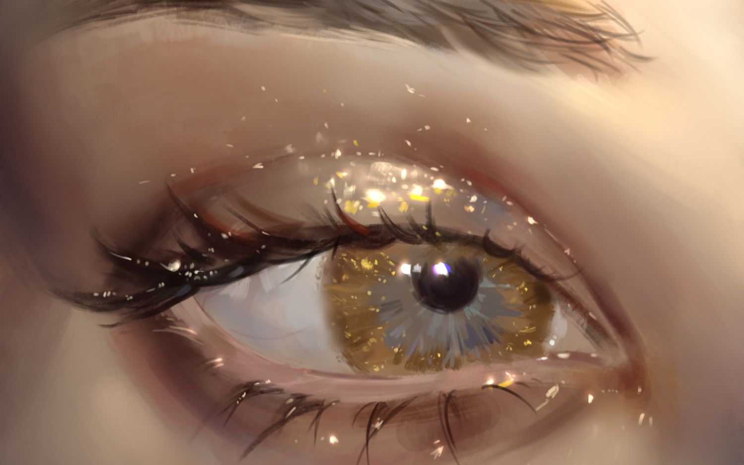 【板绘】学不好眼睛都是有原因的,别担心,教你用厚涂法怎么画!