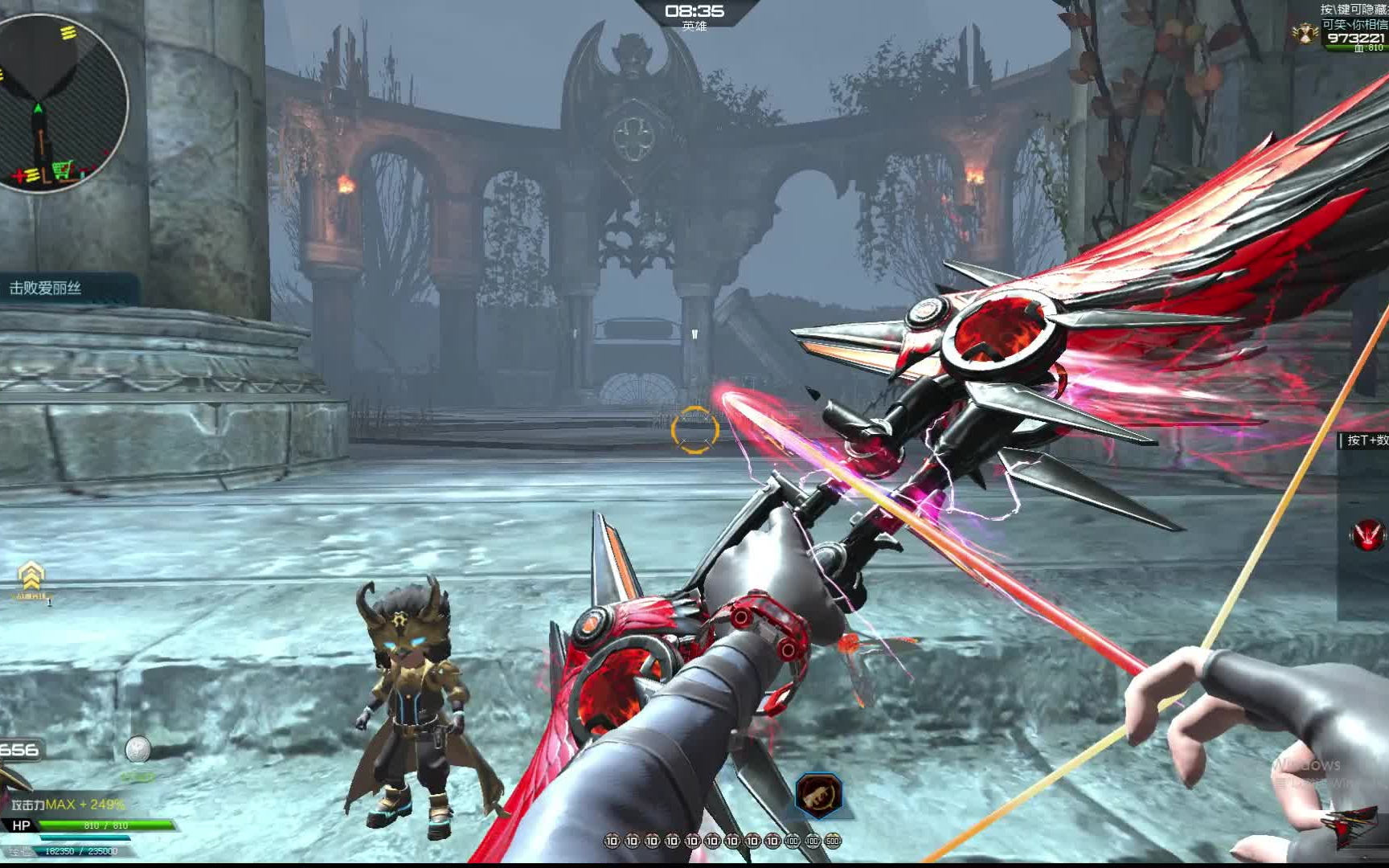 逆战天启套 弓箭伤害 测试_哔哩哔哩_bilibili