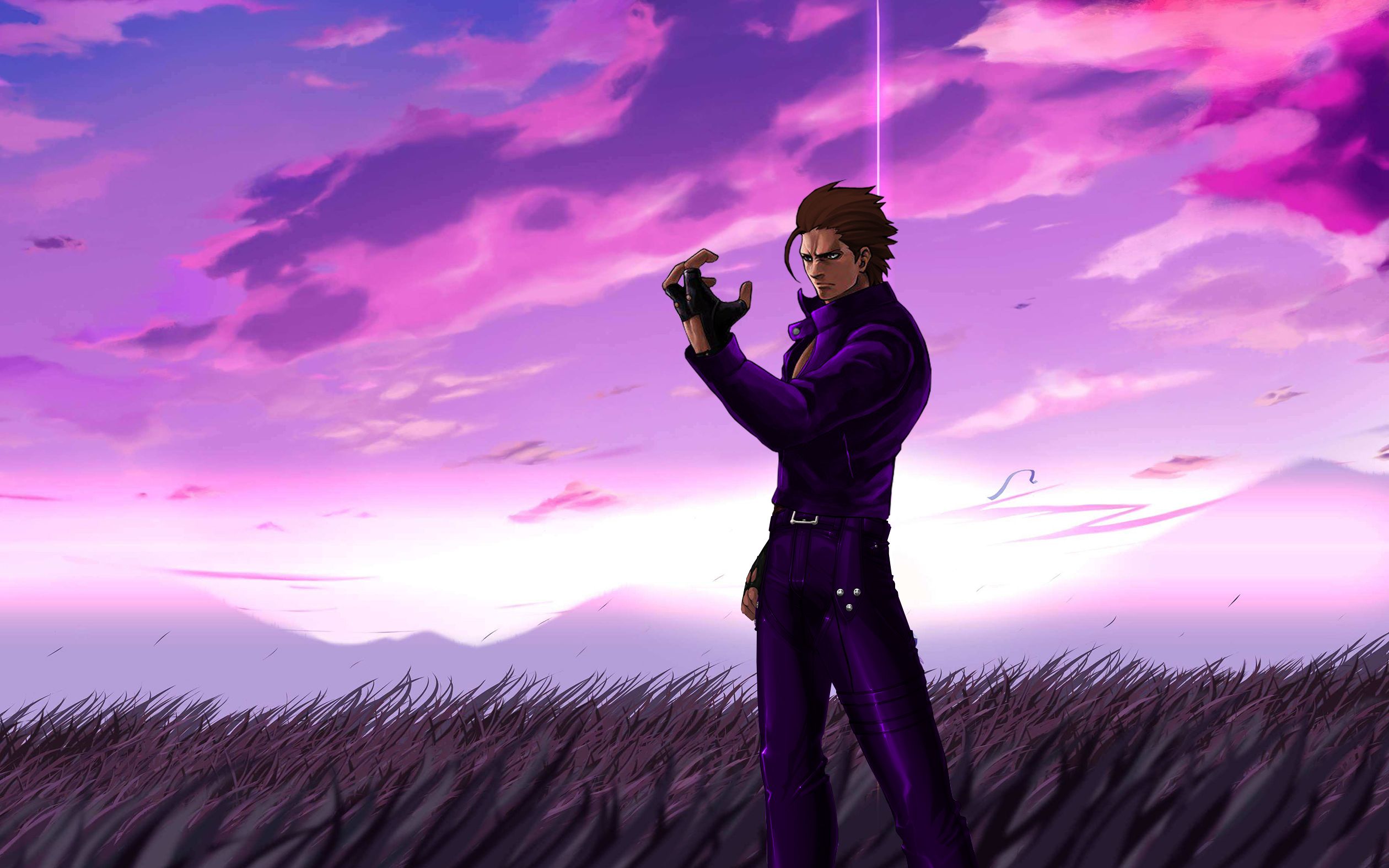 mugen拳皇莱恩和阿尔法斯八块腹肌男人的对决