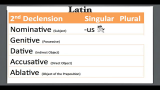 [转载]拉丁语名词变格歌1st5th Latin Declension Noun Endings Songs哔哩哔哩bilibili