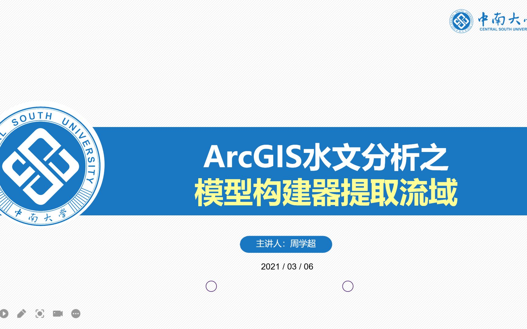 ArcGIS模型构建器之水文分析模型构建哔哩哔哩bilibili