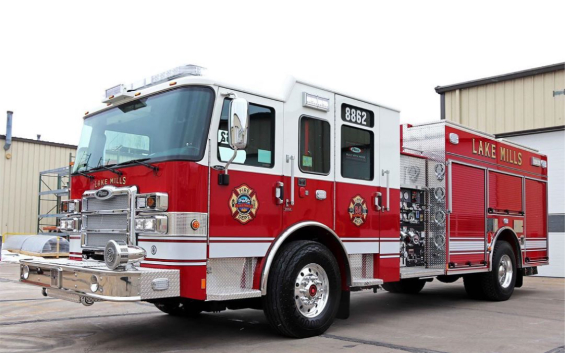 【piercemfg】皮尔斯enforcer 城市主战消防车展示米尔斯湖消防救援局