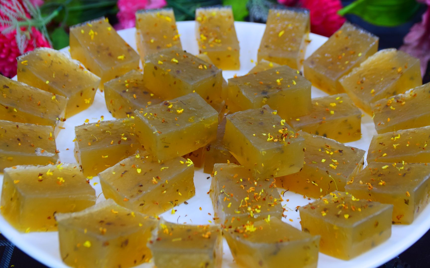 广式桂花糕做法:纯粉浆制作无任何添加,香甜软糯,健康营养