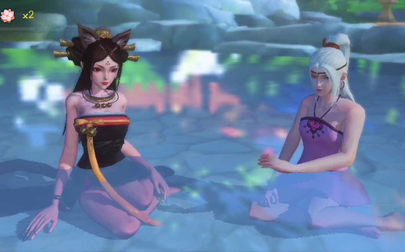 【嗷呜】《神都夜行录》娴婵小姐姐洗澡啦!快来看呐!