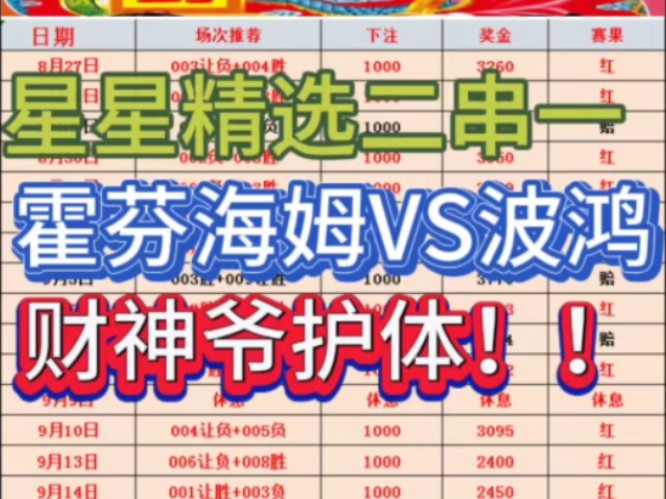 10.19(霍芬海姆VS波鸿) 财神爷护体!!!!哔哩哔哩bilibili