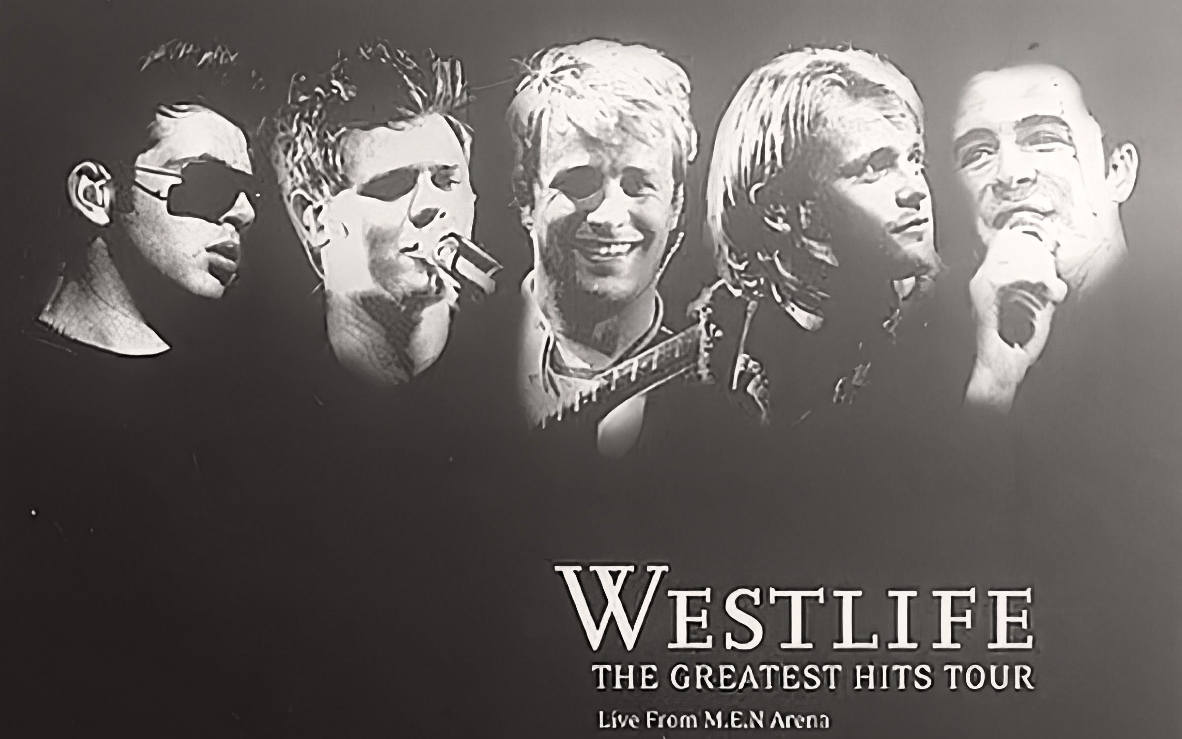 [图][AI优化] 西城男孩Westlife 2003年演唱会 The Greatest Hits Tour - Live From M.E.N Arena