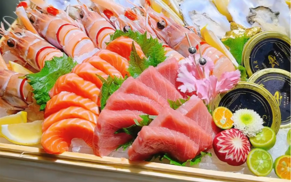 三文鱼刺身拼盘