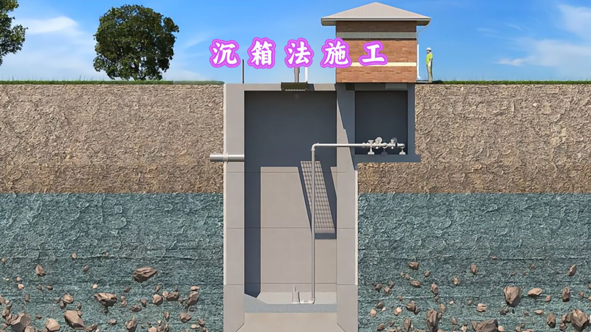 沉箱法是如何施工的？