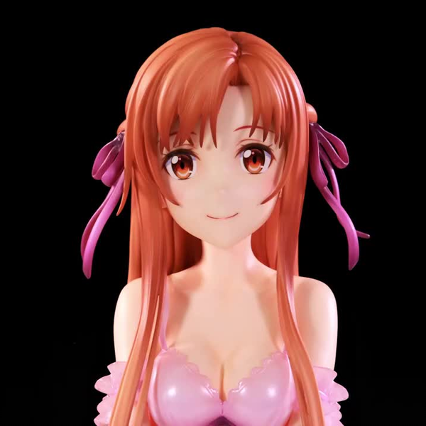 デコマスレビュー】渋スクフィギュア SAO アスナ ネグリジェVer