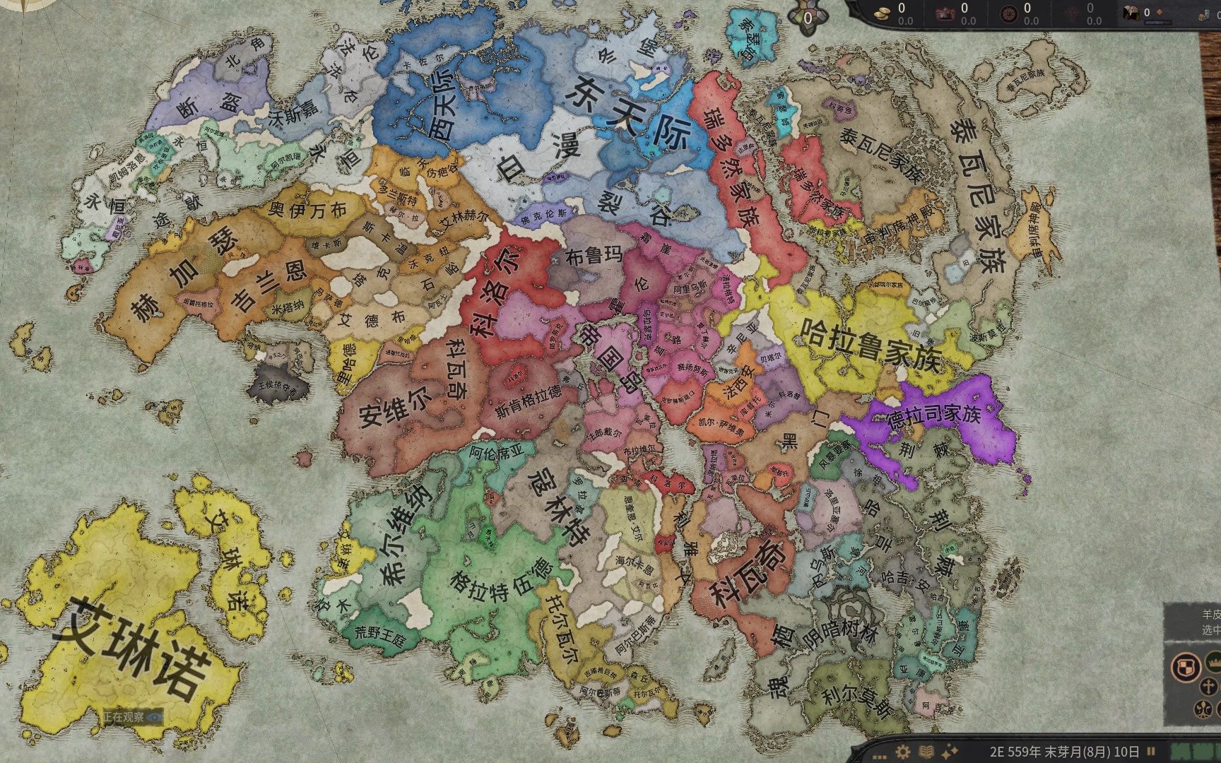 【ck3】【上古卷轴】奈恩星的600年混战