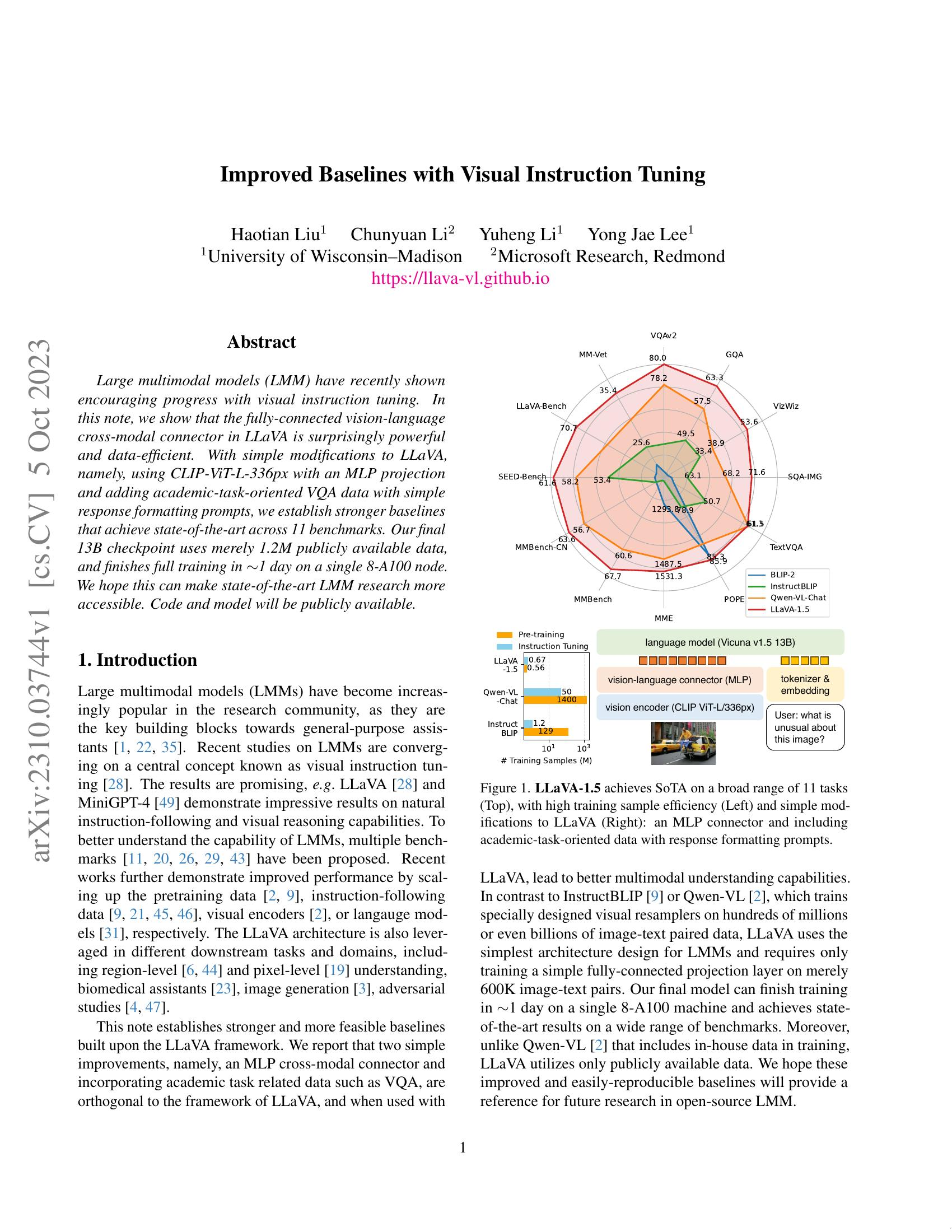 Improved Baselines with Visual Instruction Tuning哔哩哔哩bilibili