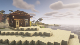 幻森 Minecraft温馨海边小屋教学 哔哩哔哩 つロ干杯 Bilibili