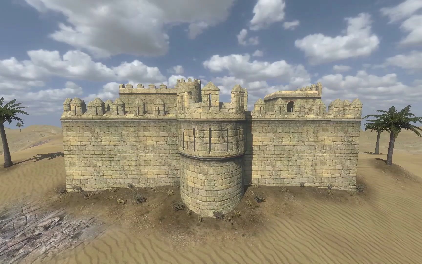 【骑马与砍杀】无人机航拍城堡系列6.5 - 萨兰德苏丹国samarra castle