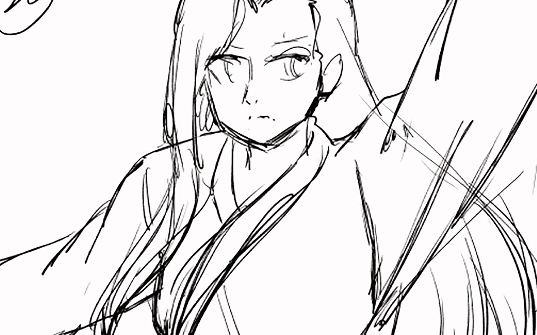 动画原画公开课,人物动作(运动规律)绘制草稿