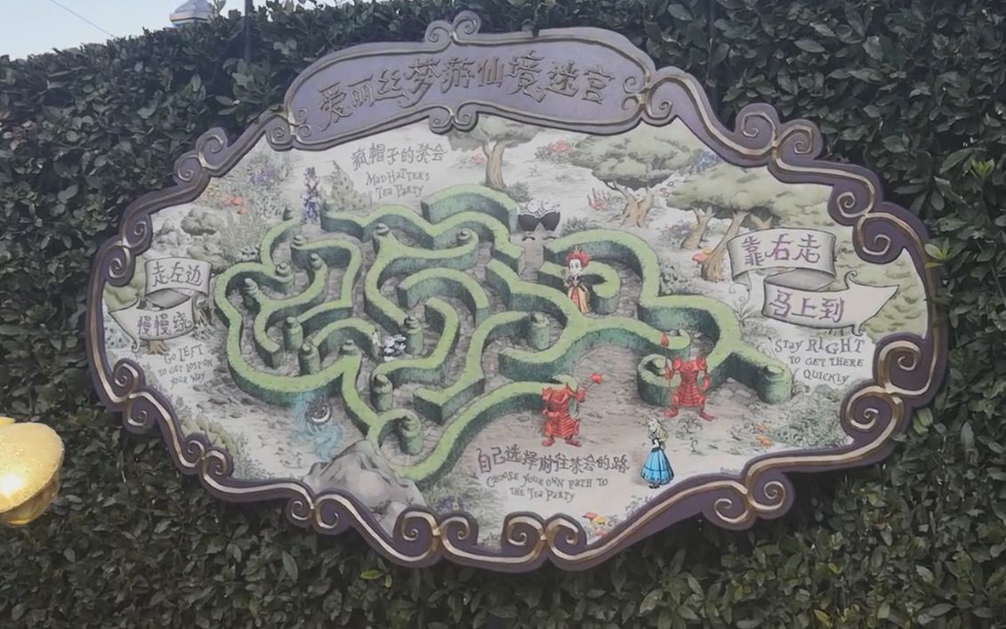 【上海迪士尼】爱丽丝梦游仙境迷宫