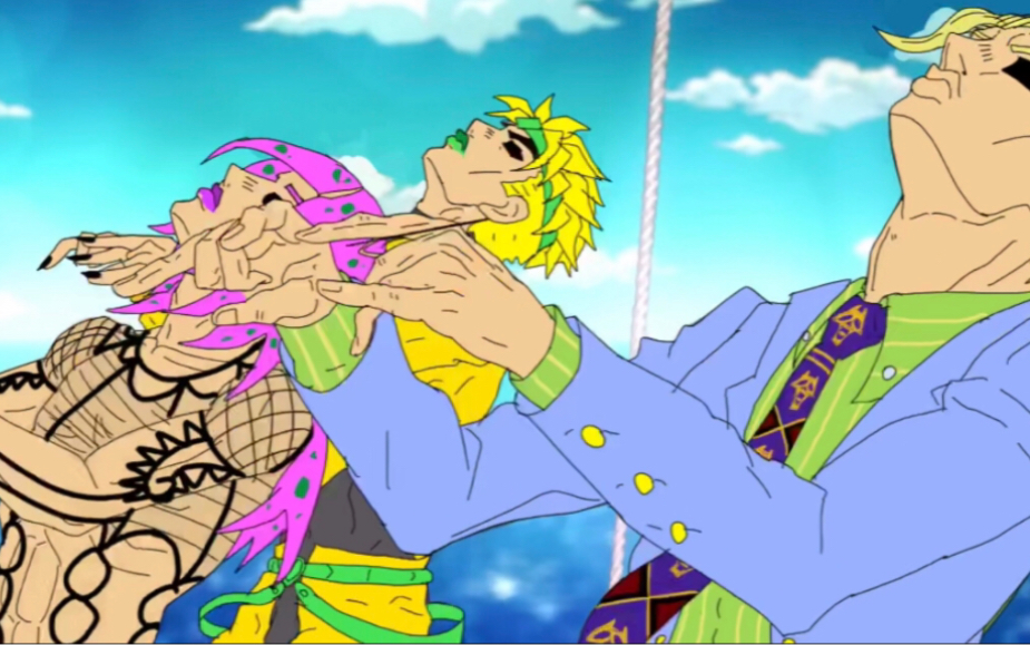 [图]【JOJO/荒木庄】BOSS组黑帮摇