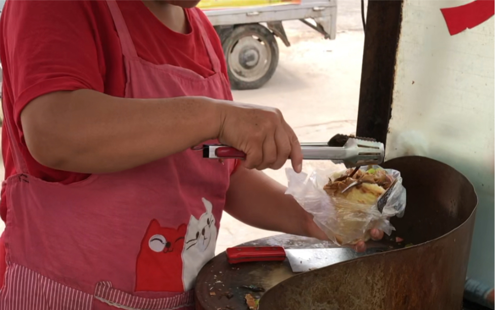 成安烧饼皮渣出门在外最怀念的家乡美食之一