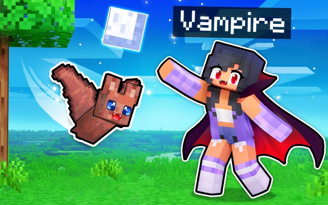 [图]【Aphmau】这也行，我们在Minecraf成为善良的吸血鬼