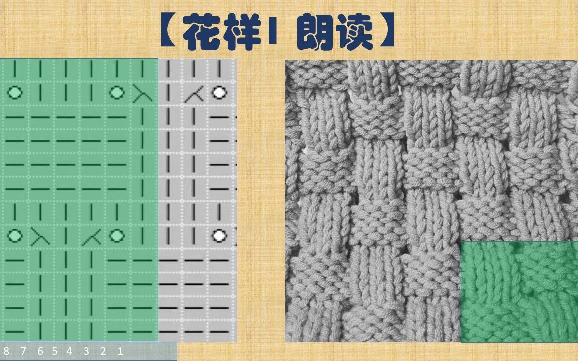 【花样1】读图,在编织之前,有个环节叫读图哔哩哔哩bilibili