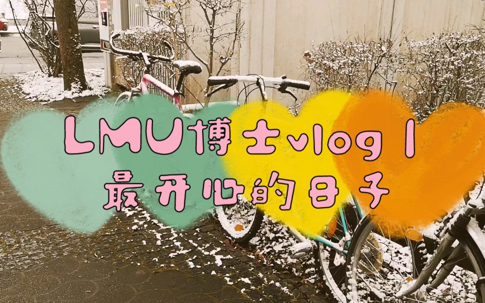 LMU博士vlog|这一天,我一定是世界上最快乐的人!哔哩哔哩bilibili