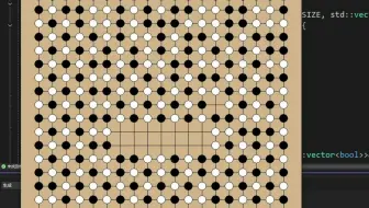 用AI写了个围棋，运行起来给爷整笑了，原来AI是这么理解【气】的。