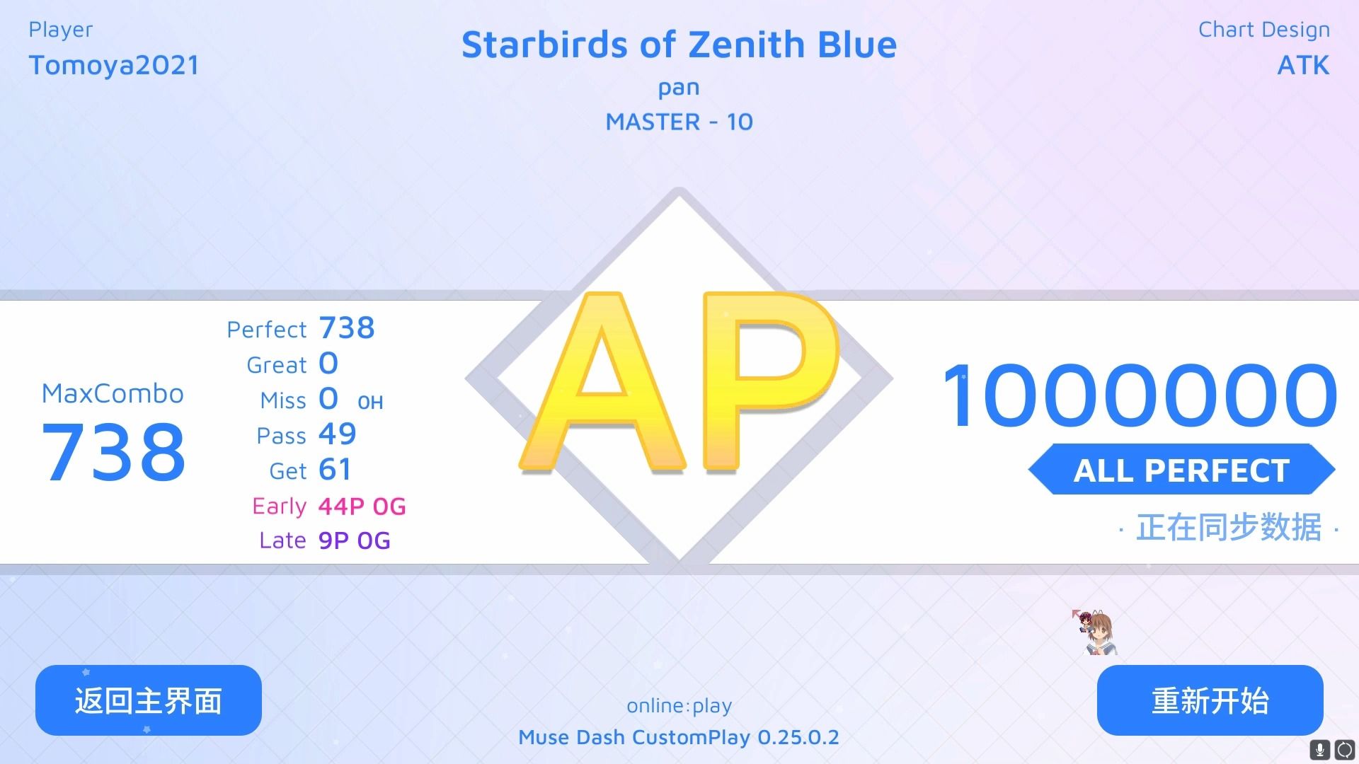 【mdcp】starbirds of zenith blue 10級 ap