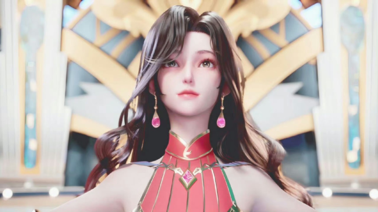 神印王座/拍卖师/夜未央/个人剪影向/这姐一出场就直接惊艳到我了.