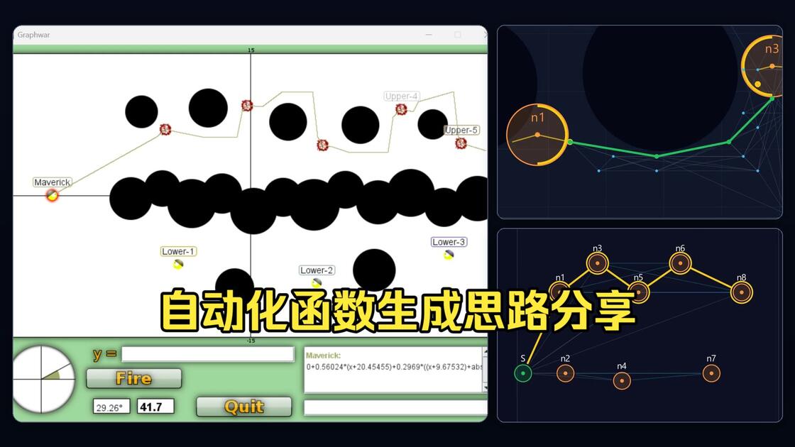 [GraphWar]自动化函数生成思路分享_哔哩哔哩bilibili_原神
