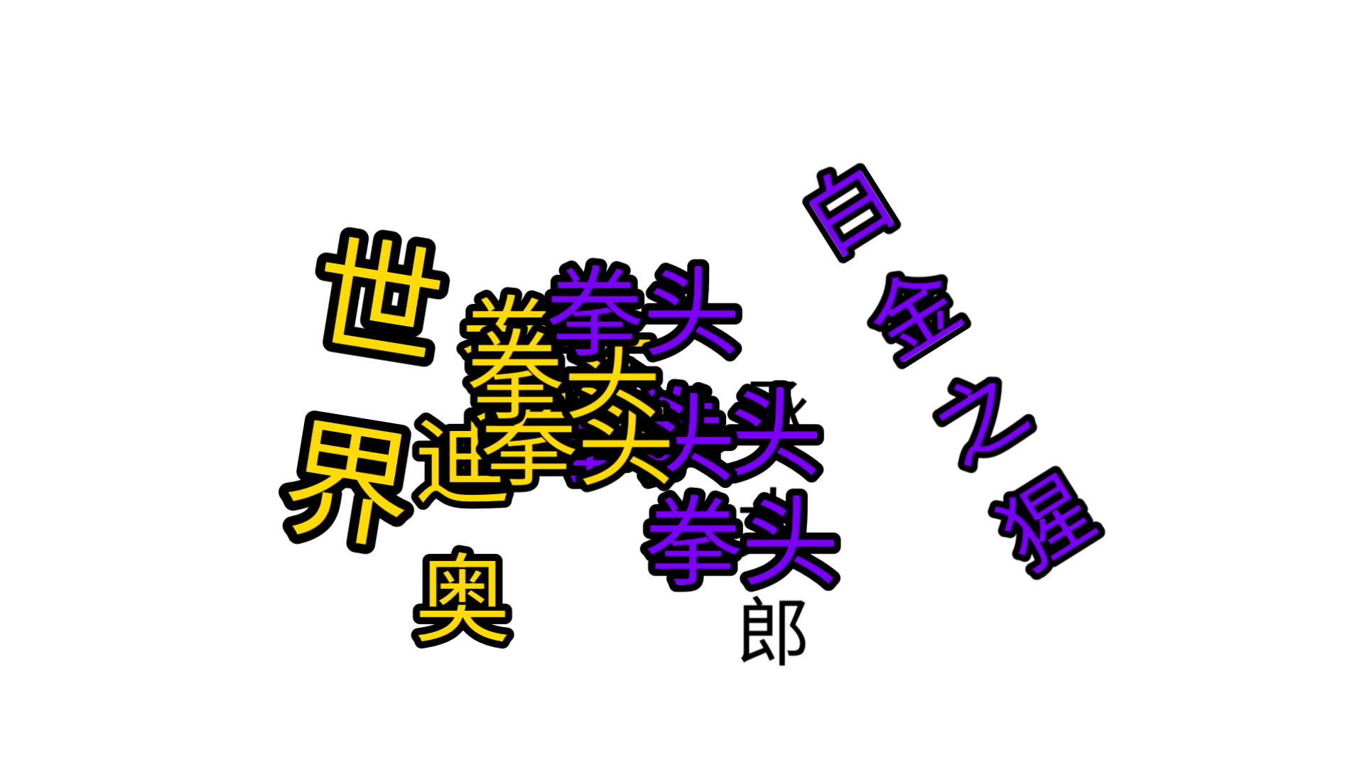 jojo文字特效素材图片