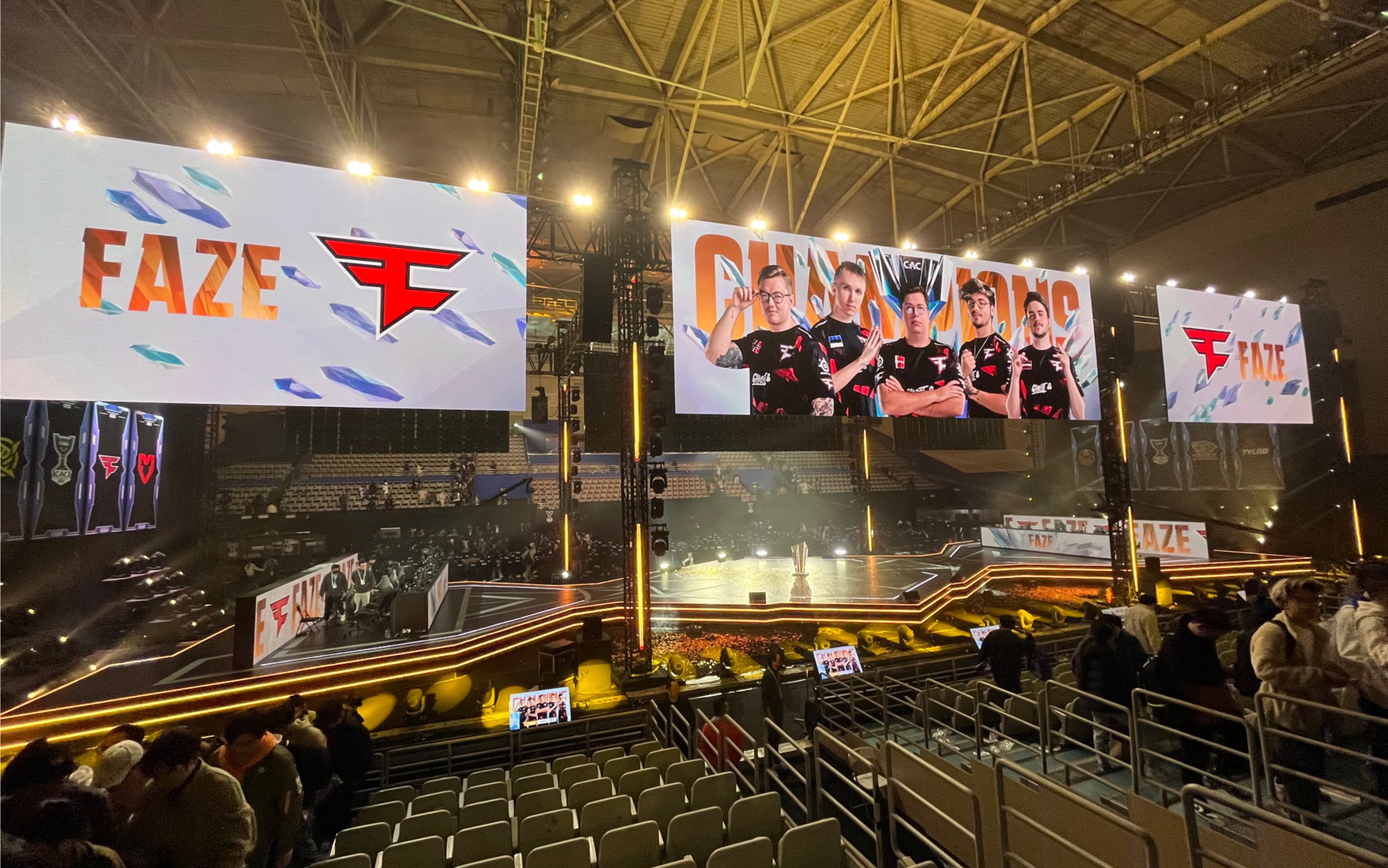 cac2023 fazeclan夺冠现场!