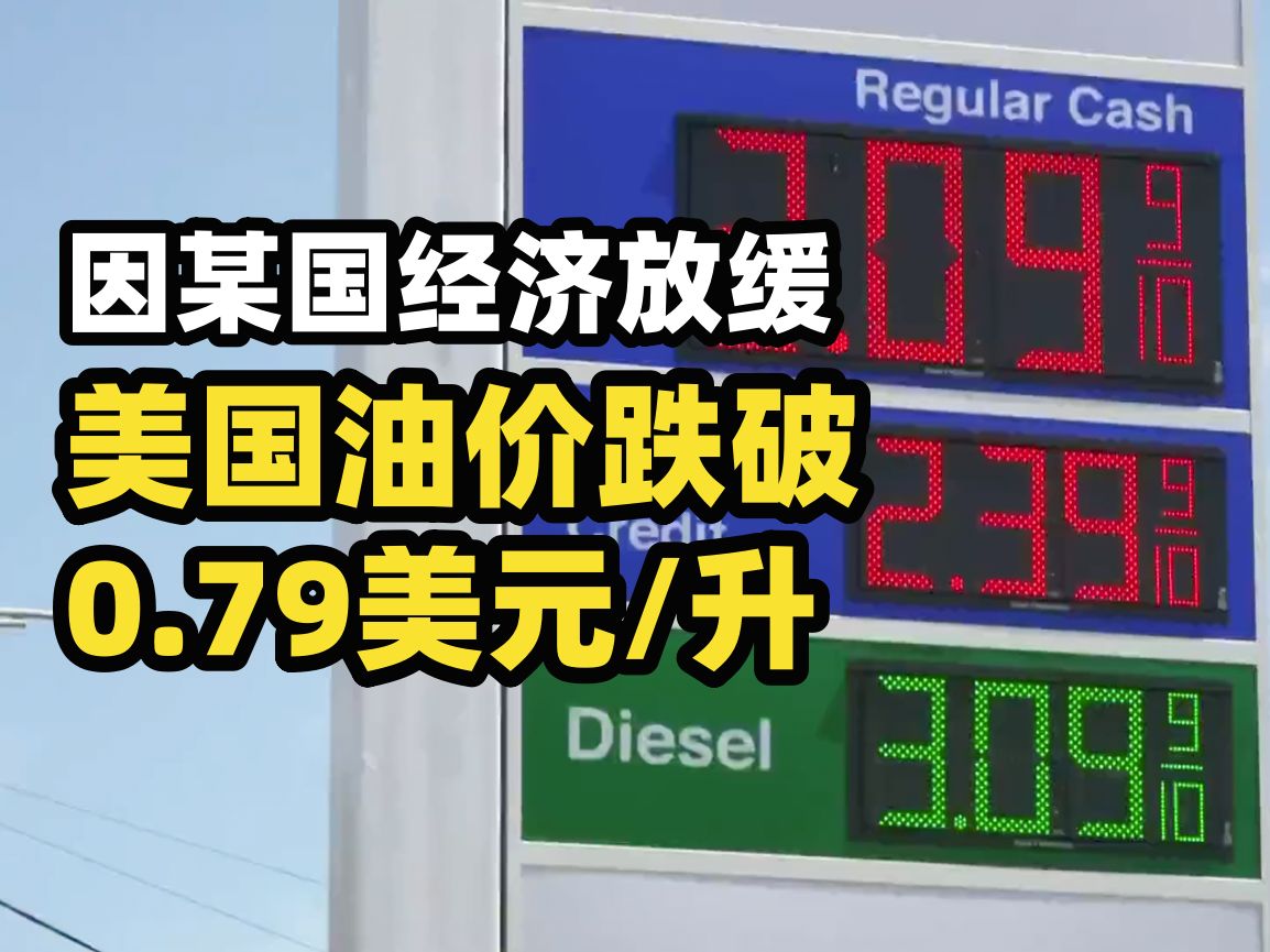 美国司机喜大普奔:汽油价格三年来首次跌破3美元每加仑 [英语听力]哔哩哔哩bilibili