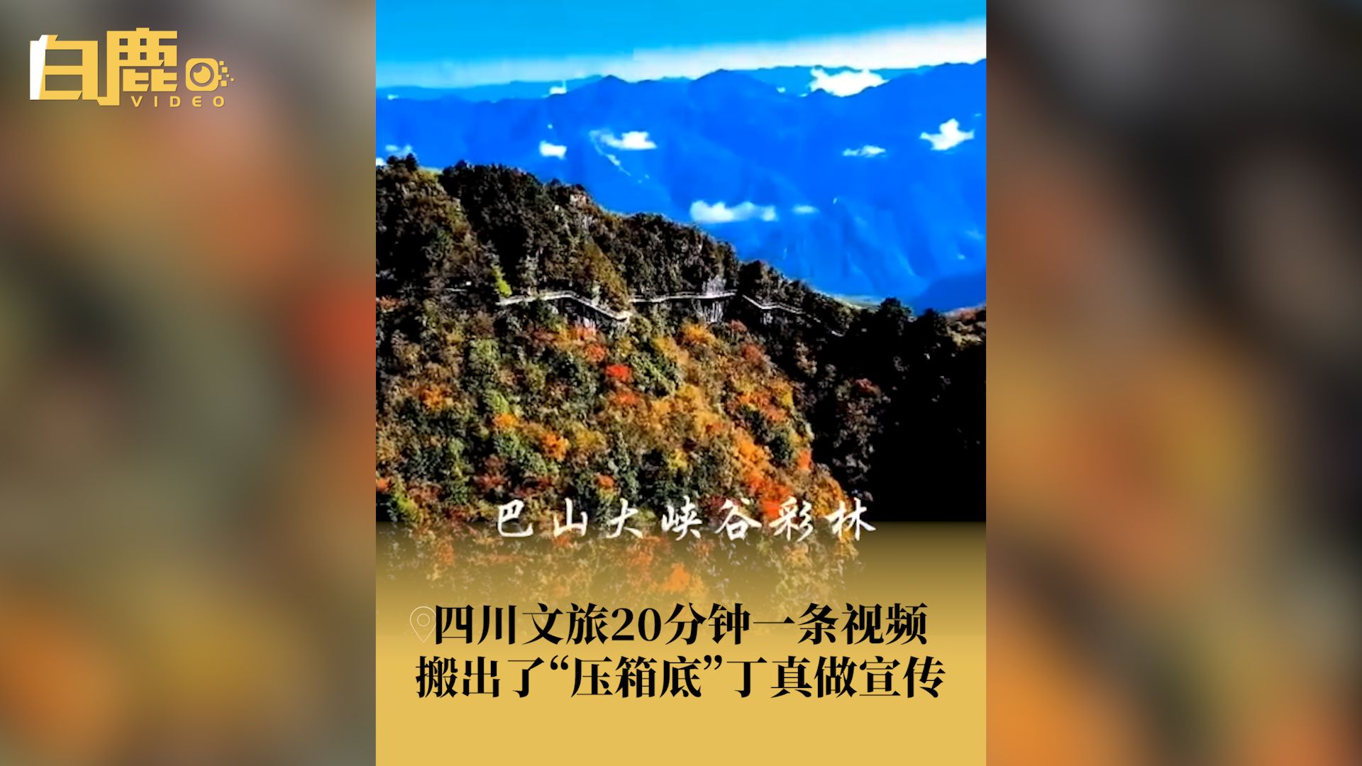 四川文旅每20分钟1条视频争当卷王哔哩哔哩bilibili