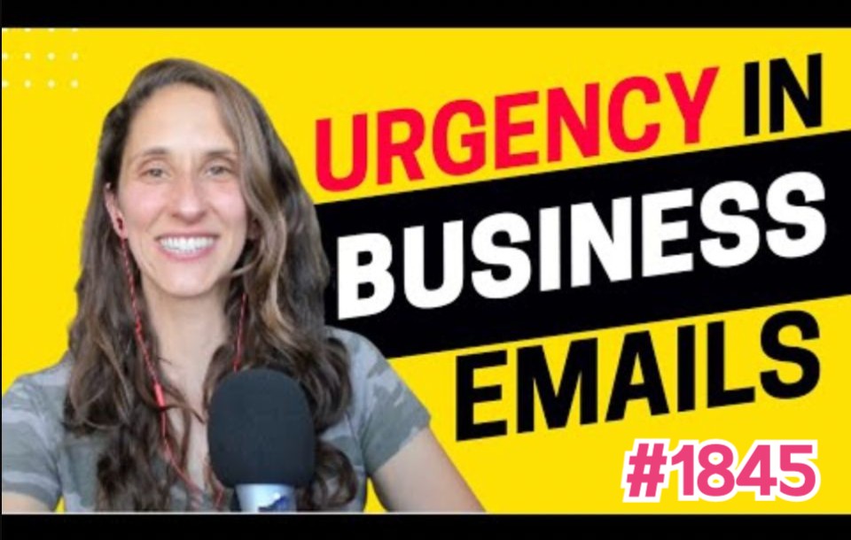 [图]AEE 1845: How to Show Urgency When You End Business Emails.