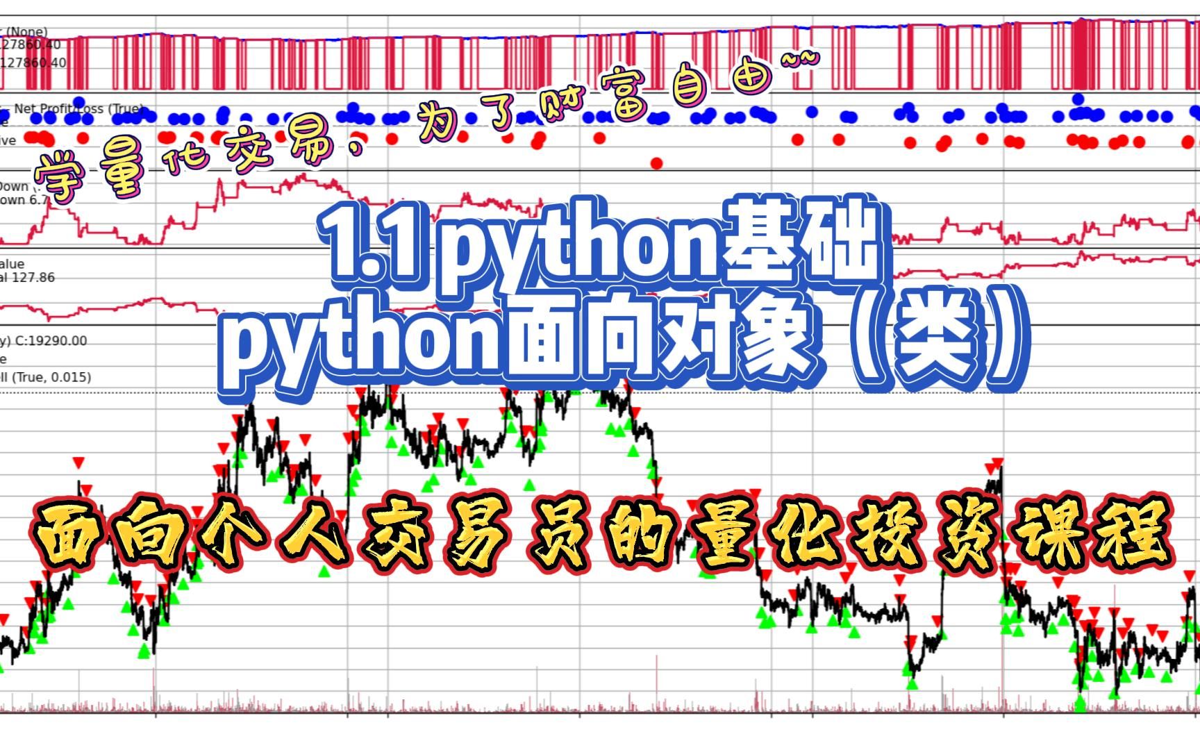 1.1 用Python做比特币的量化交易实盘之python基础python面向对象(类)哔哩哔哩bilibili