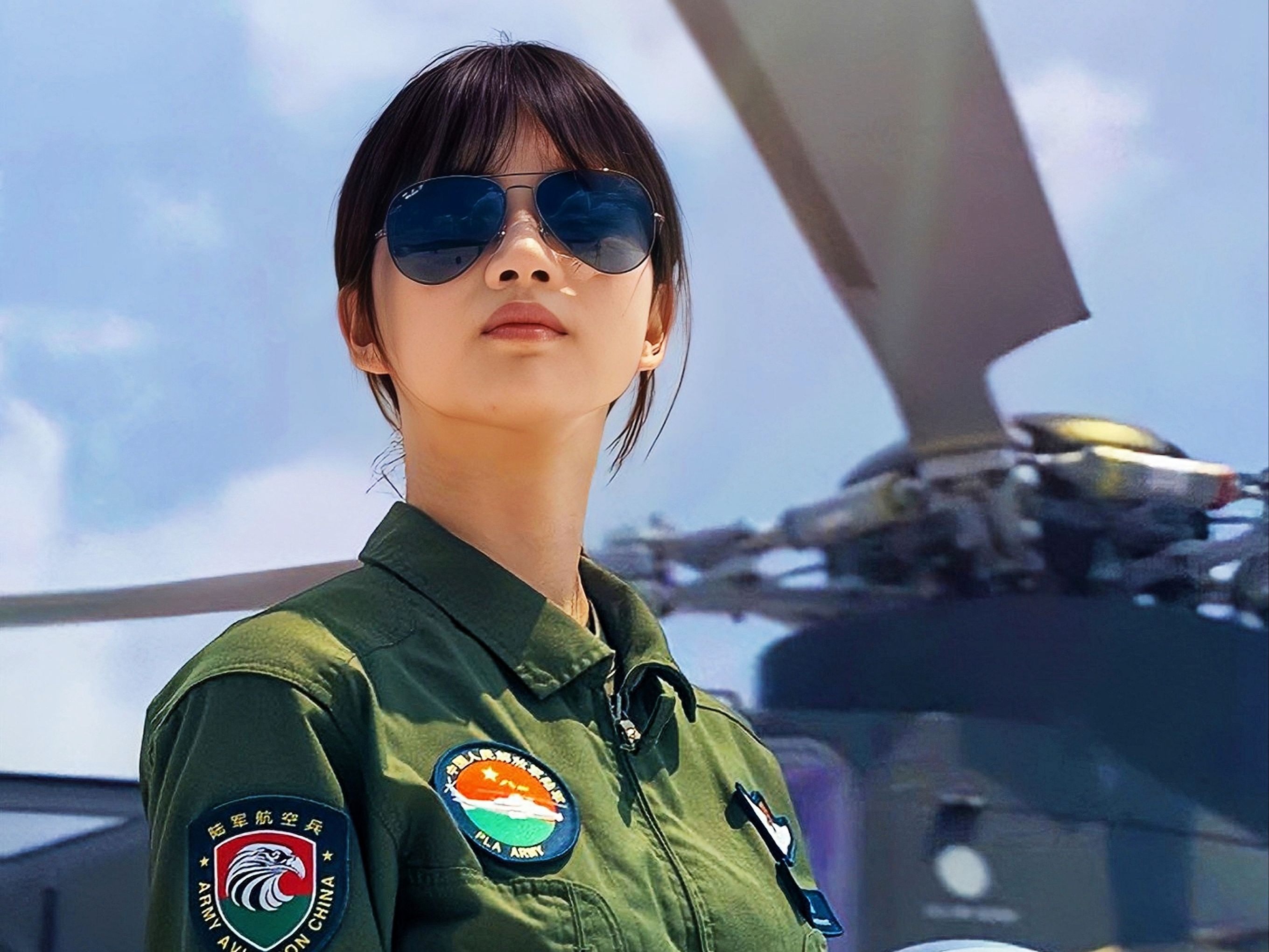 最美飞行员徐枫灿精彩照片集锦!