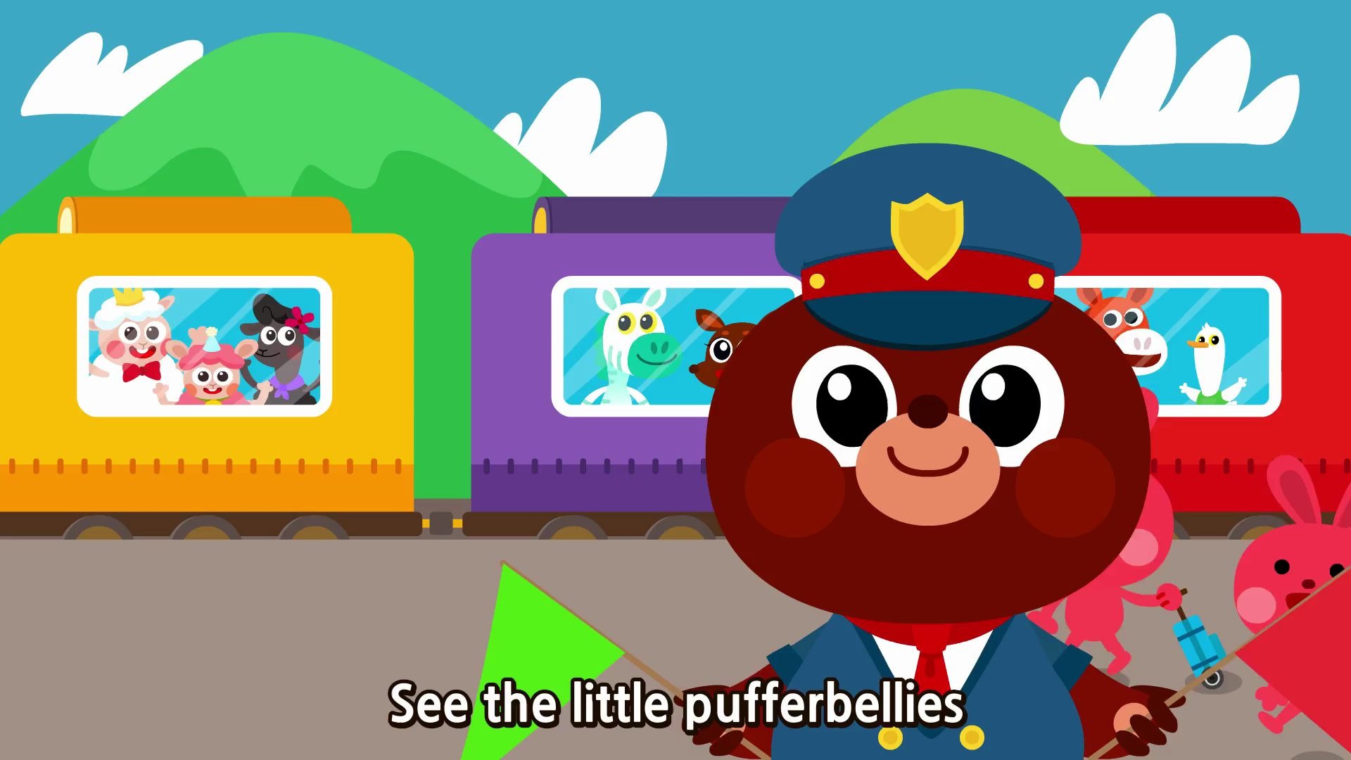 【英文儿歌】down by the station